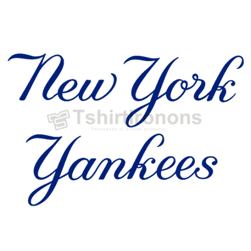 New York Yankees T-shirts Iron On Transfers N1779 - Click Image to Close